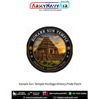 Konark Sun Temple Heritage History Pride Patch