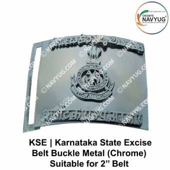 KSE Karnataka State Excise Belt Buckle: ArmyNavyAir.com