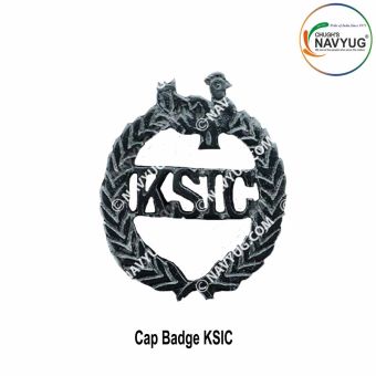 KSIC Karnataka Silk Industries Corporation Security Cap Badge : ArmyNavyAir.com