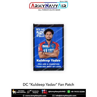 DC Kuldeep Yadav Fan Patch - Must Have For True Fans! : ArmyNavyAir.com