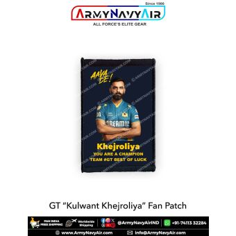 GT Kulwant Khejroliya Fan Patch - Must Have For True Fans! : ArmyNavyAir.com