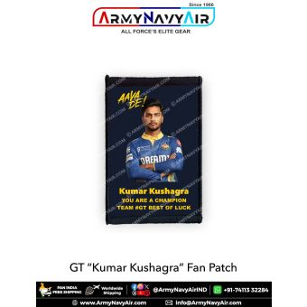 GT Kumar Kushagra Fan Patch - Must Have For True Fans! : ArmyNavyAir.com