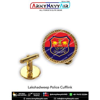 Lakshadweep Police Cufflinks : ArmyNavyAir.com