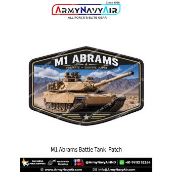 M1 Abrams Main Battle Tank Patch