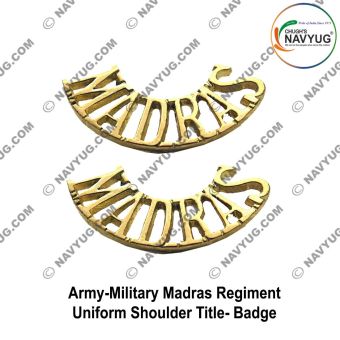 Madras Regiment Shoulder Title Badge : ArmyNavyAir.com