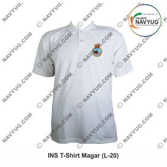 Personalised Indian Navy T-Shirt INS Magar : ArmyNavyAir.com