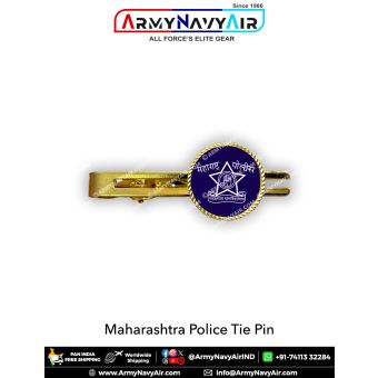 Maharashtra Police Tie Pin : ArmyNavyAir.com