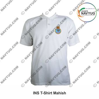Personalised Indian Navy T-Shirt INS Mahish : ArmyNavyAir.com