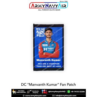 DC Manvanth Kumar Fan Patch - Must Have For True Fans! : ArmyNavyAir.com