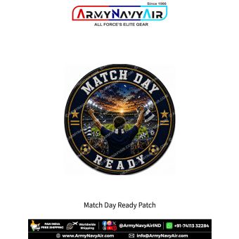 Match Day Ready Football Supporter Patch