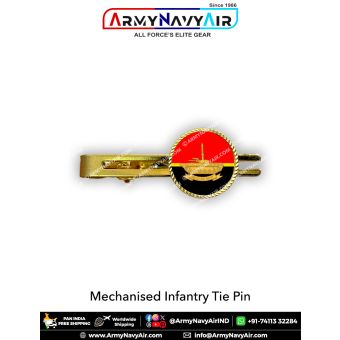 Indian Army Mechanised Infantry Tie Pin : ArmyNavyAir.com