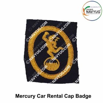 Mercury Car Rental Cap Badge