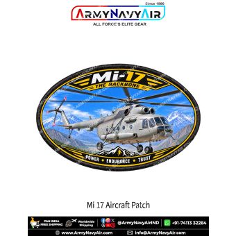 Mi-17 Transport Helicopter Patch for Aviation Enthusiasts and Collectors