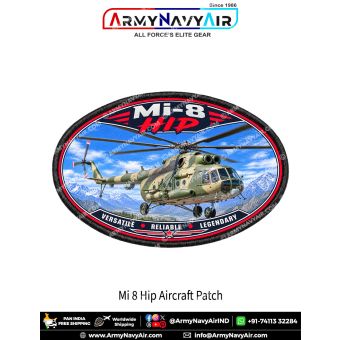 Mi-8 Hip Transport Helicopter Patch for Aviation Enthusiasts and Collectors