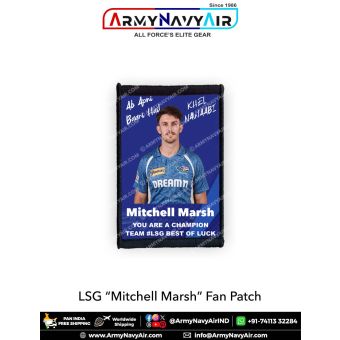 LSG Mitchell Marsh Fan Patch - Must Have For True Fans! : ArmyNavyAir.com