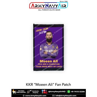KKR Moeen Ali Fan Patch - Must Have For True Fans! : ArmyNavyAir.com