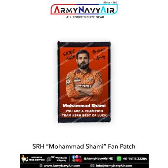 SRH Mohammad Shami Fan Patch - Must Have For True Fans! : ArmyNavyAir.com