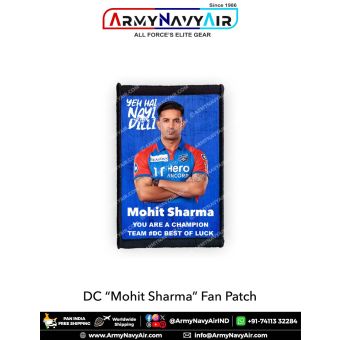 DC Mohit Sharma Fan Patch - Must Have For True Fans! : ArmyNavyAir.com