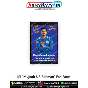MI Mujeeb Ur Rahman Fan Patch - Must Have For True Fans! : ArmyNavyAir.com