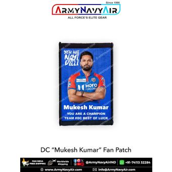 DC Mukesh Kumar Fan Patch - Must Have For True Fans! : ArmyNavyAir.com