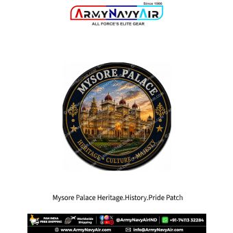 Mysore Palace Heritage Culture Majesty Round Patch