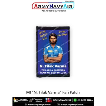 MI Tilak Varma Fan Patch - Must Have For True Fans! : ArmyNavyAir.com