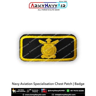 Navy Aviation Specialisation Embroidery Chest Badge : ArmyNavyAir.com