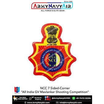 Personalised NCC | National Cadet Corps Camp Badges : ArmyNavyAir.com-All India GV Mavlankar Shooting Competition