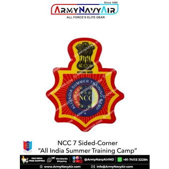 Personalised NCC | National Cadet Corps Camp Badges : ArmyNavyAir.com-All India Summer TRG Camp