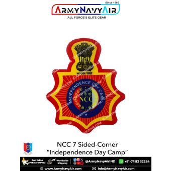 Personalised NCC | National Cadet Corps Camp Badges : ArmyNavyAir.com-Independence Camp