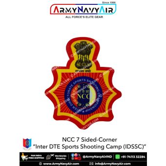 Personalised NCC | National Cadet Corps Camp Badges : ArmyNavyAir.com-Inter DTE S.Shooting Comp ( IDSSC)