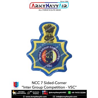 Personalised NCC | National Cadet Corps Camp Badges : ArmyNavyAir.com-Inter Group Competition (VSC)
