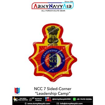 Personalised NCC | National Cadet Corps Camp Badges : ArmyNavyAir.com-Leadership Camps