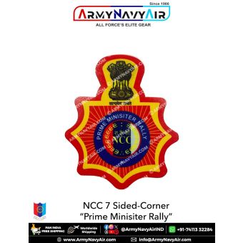 Personalised NCC | National Cadet Corps Camp Badges : ArmyNavyAir.com-Prime Ministers Rally