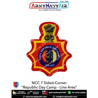 Personalised NCC | National Cadet Corps Camp Badges : ArmyNavyAir.com-NCC Republic Day Camp-Line Area