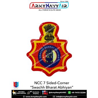 Personalised NCC | National Cadet Corps Camp Badges : ArmyNavyAir.com-Swachh Bharat Abhiyan