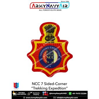 Personalised NCC | National Cadet Corps Camp Badges : ArmyNavyAir.com-Trekking Expedition
