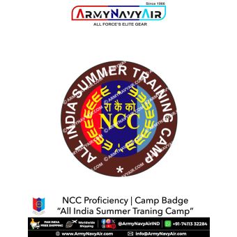 NCC | National Cadet Corps Proficiency Camp Badges (All Wings) : ArmyNavyAir.com-All India Summer Training Camp