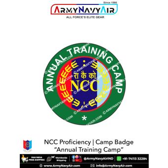 NCC | National Cadet Corps Proficiency Camp Badges (All Wings) : ArmyNavyAir.com-Annual Training Camp