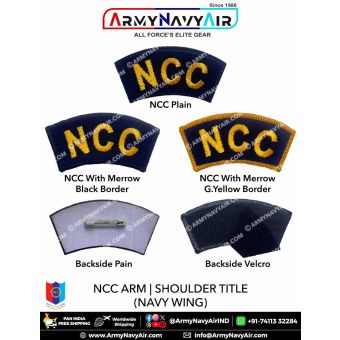 NCC Arm Title Navy : ArmyNavyAir.com