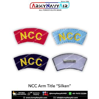 NCC Arm Title Army : ArmyNavyAir.com
