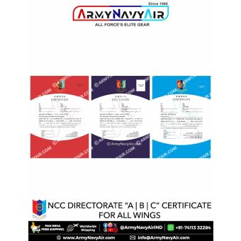 NCC |National Cadet Corps Karnataka & Goa OR Personalised Your Directorate (A,B,C Certificate) For All Wings : ArmyNavyAir.com