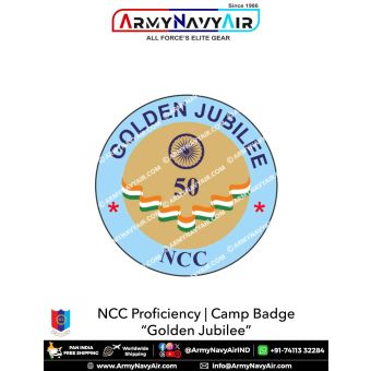 NCC | National Cadet Corps Proficiency Camp Badges (All Wings) : ArmyNavyAir.com-Golden Jubilee