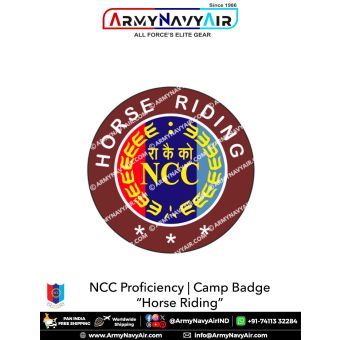 NCC | National Cadet Corps Proficiency Camp Badges (All Wings) : ArmyNavyAir.com-Horse Riding