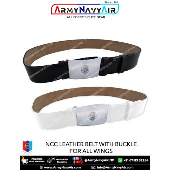 NCC Leather Belt : ArmyNavyAir.com