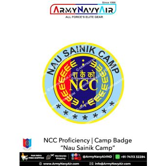 NCC | National Cadet Corps Proficiency Camp Badges (All Wings) : ArmyNavyAir.com-Nau Sainik Camp