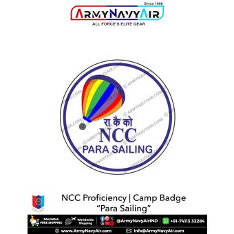 NCC | National Cadet Corps Proficiency Camp Badges (All Wings) : ArmyNavyAir.com-Para Sailing