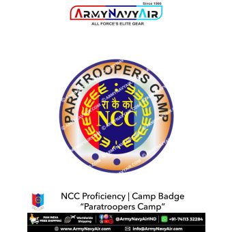NCC | National Cadet Corps Proficiency Camp Badges (All Wings) : ArmyNavyAir.com-Paratroopers Camp