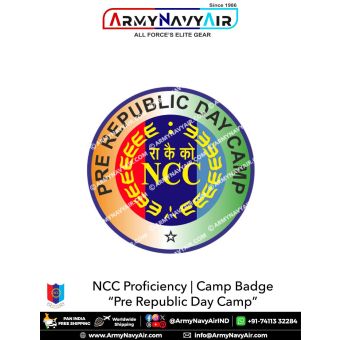 NCC | National Cadet Corps Proficiency Camp Badges (All Wings) : ArmyNavyAir.com-Pre Republic Day Camp Roundel