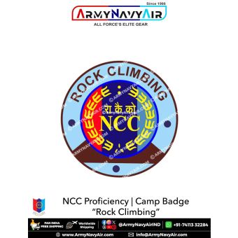 NCC | National Cadet Corps Proficiency Camp Badges (All Wings) : ArmyNavyAir.com-Rock Climbing